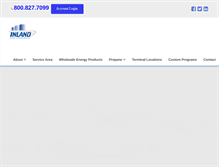 Tablet Screenshot of inlandfuel.com
